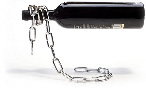 suport lant antigravitational sticle vin