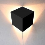 Lampa cu abajur cubic